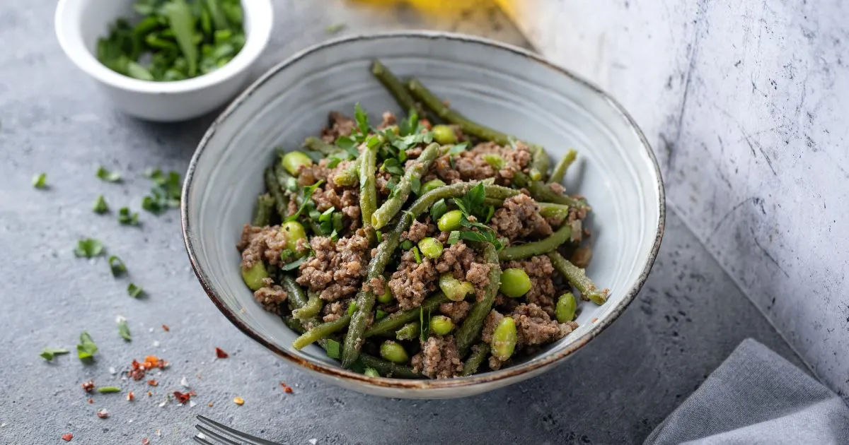 keto ground beef dinner